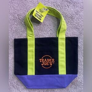 Trader Joe's Multi Color Mini Tote Bag - Trick or Treat 🎃